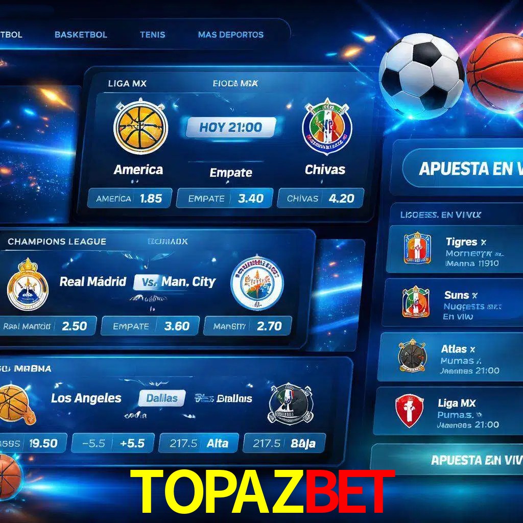 Mercados de apuestas deportivas TOPAZBET para jugadores en México